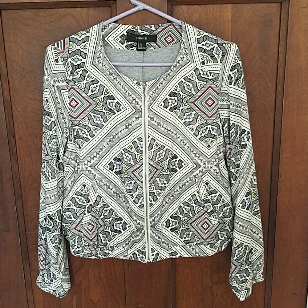 Geometrical Bomber Jacket